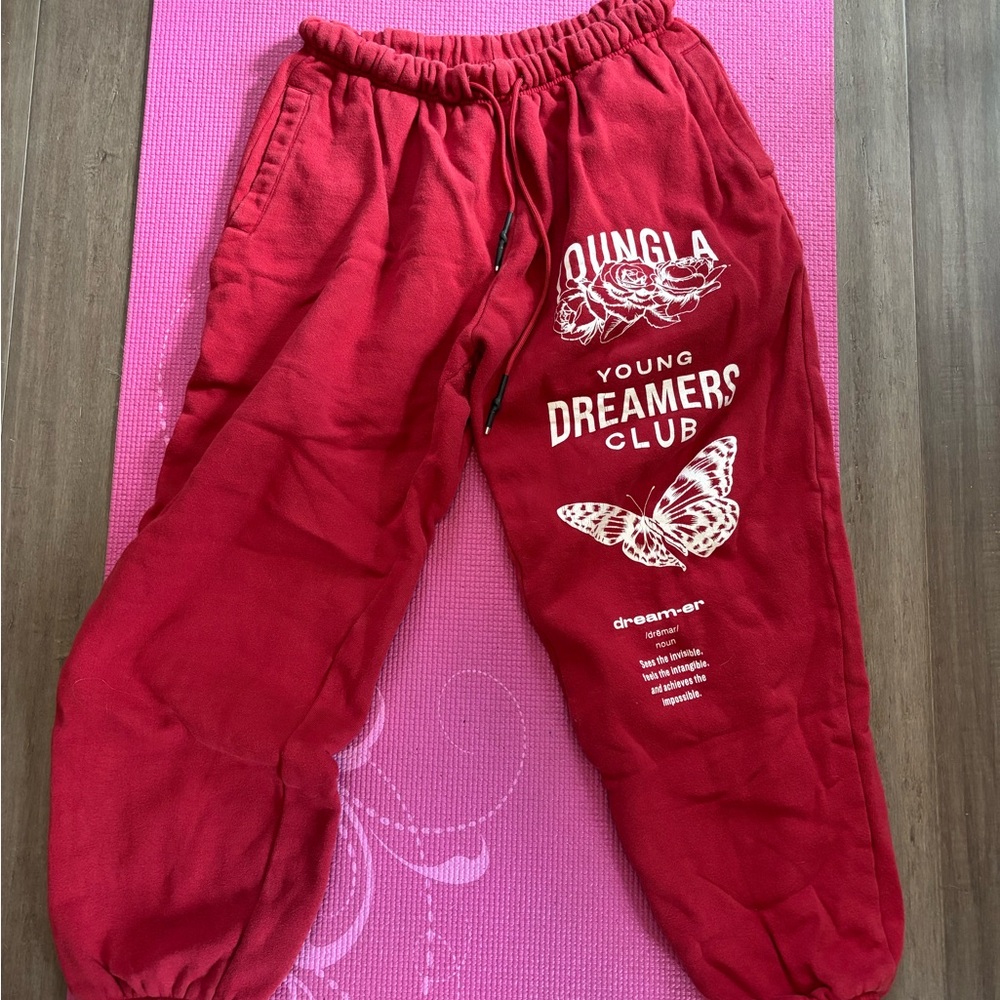 Red Jogger Pants